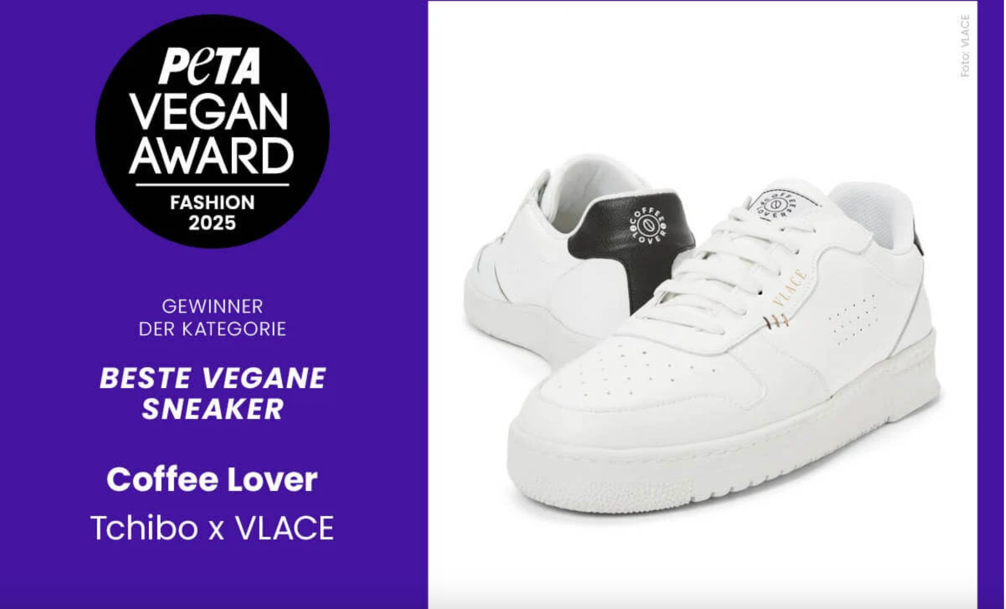 VLACE Sneaker und PETA Vegan Fashion Award 2025