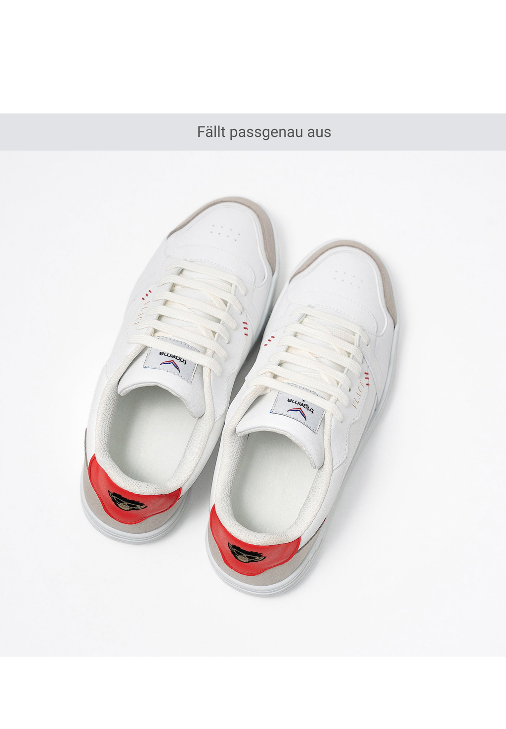 Vlace X trigema sneaker fällt passgenau aus