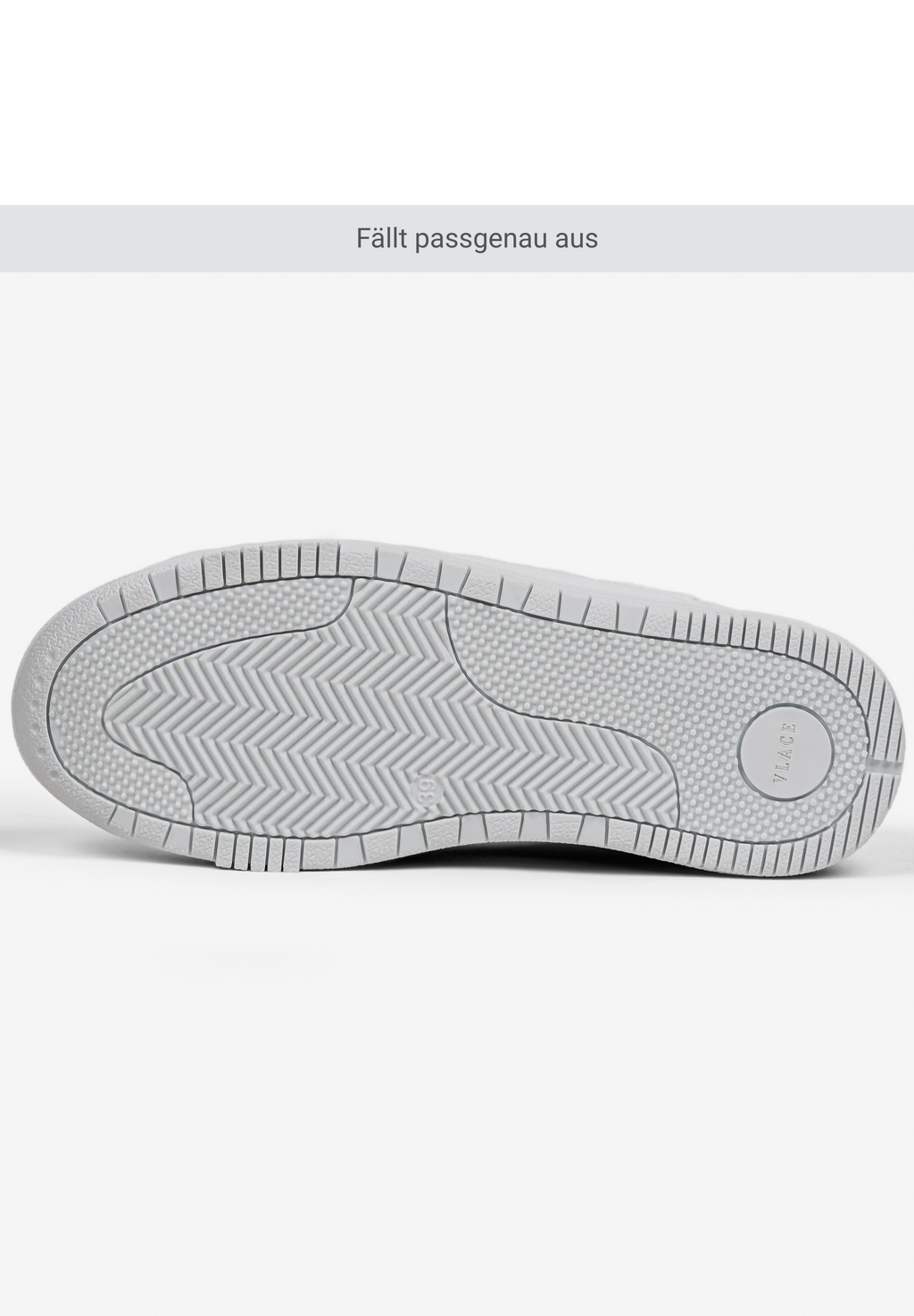 VLACE'95 weiß sneaker fällt passgenau aus