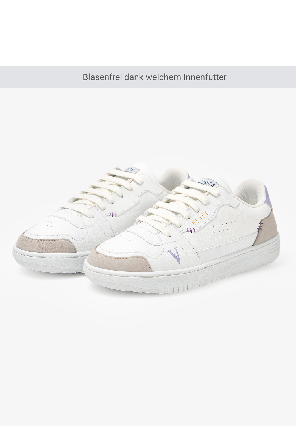 VLACE'95 Lila sneaker Blasenfrei dank weichem Innenfutter