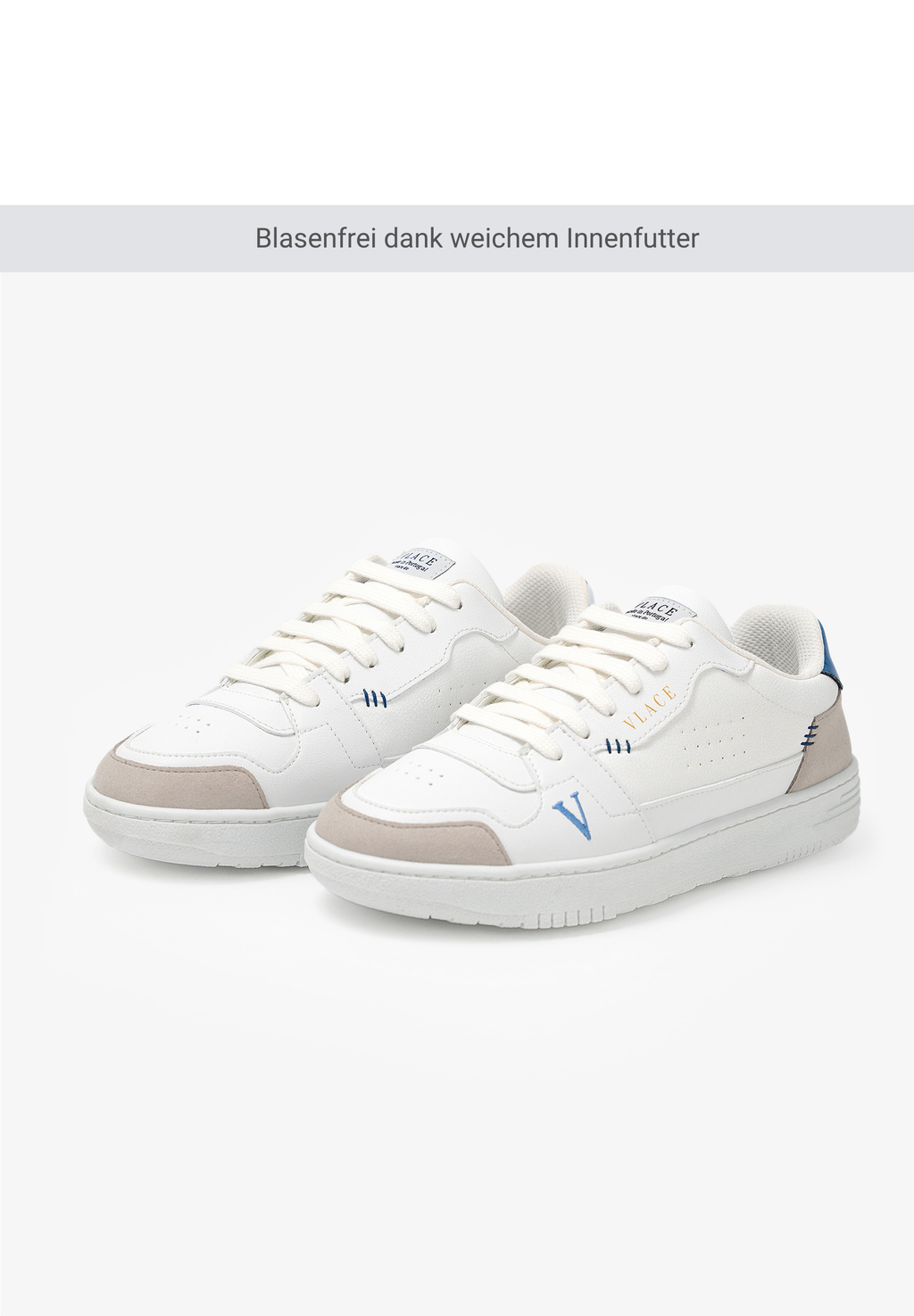 VLACE'95 Blau Blasenfrei dank weichem Innenfutter