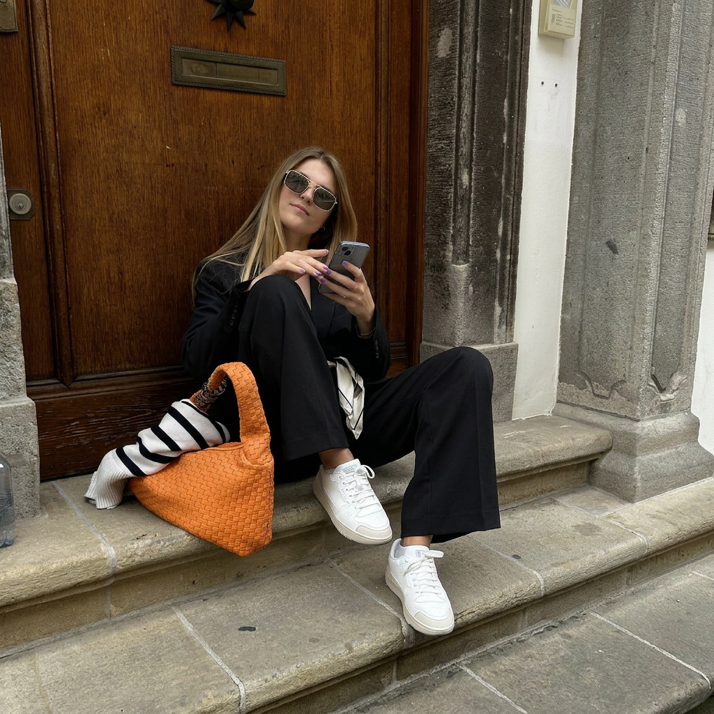 Baskets vegan blanches VLACE'95