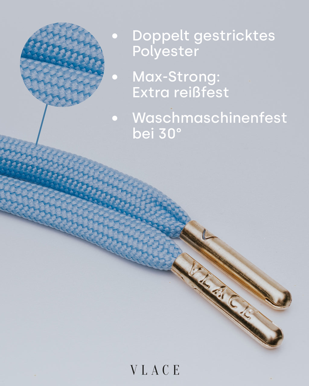 VLACE Baumwollsenkel grün