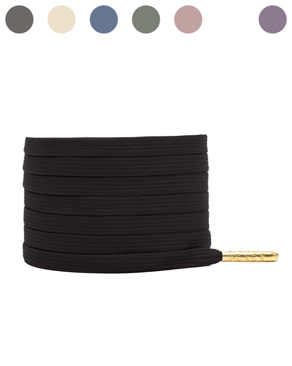 VLACE Baumwollsenkel schwarz